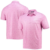 Men's Cutter & Buck Pink Arnold Palmer Invitational Constellation Polo