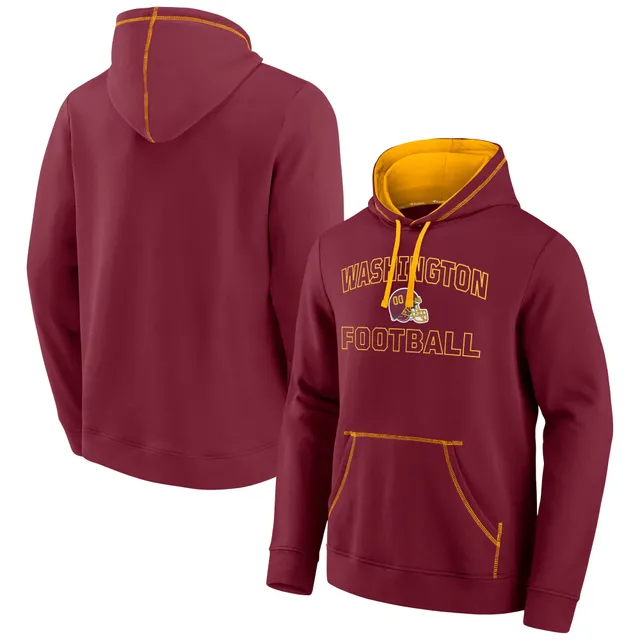 Men's Nike Burgundy Washington Commanders Performance Sideline Lockup Full-Zip Hoodie Size: Large