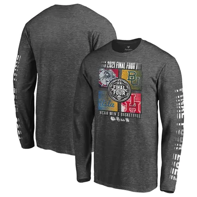 Fanatics Branded 2021 NCAA Men's Basketball Tournament March Madness Final Four Bound Group Buzzer Long Sleeve T-Shirt - Heathered Charcoal