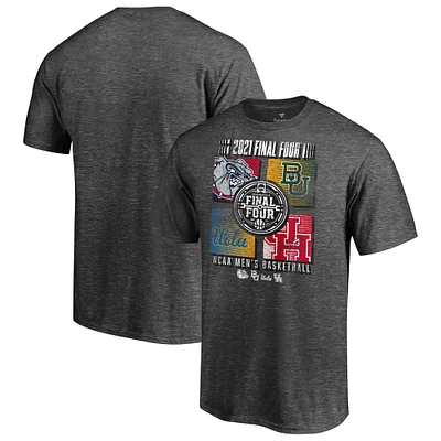 Fanatics Branded 2021 NCAA Men's Basketball Tournament March Madness Final Four Bound Group Clutch T-Shirt - Heathered Charcoal