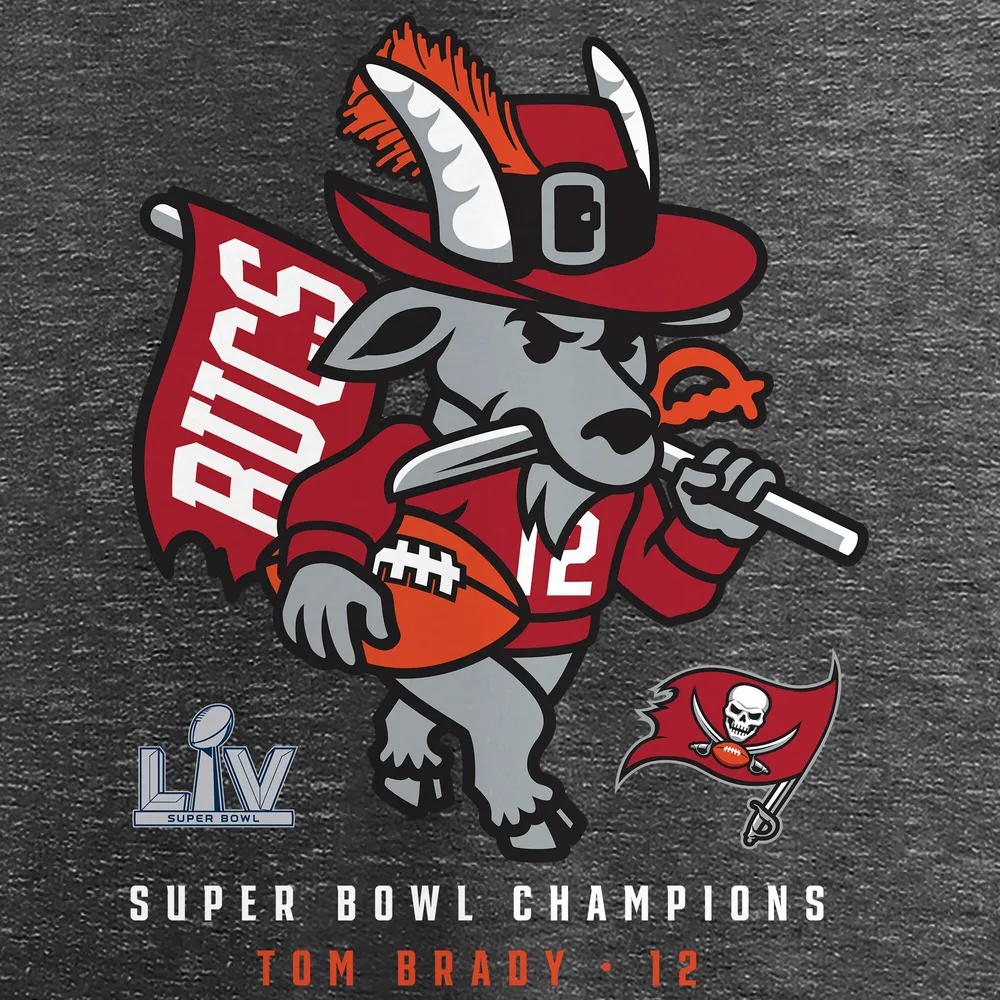 Fanatics Branded Big & Tall Superbowl LV Logo T-Shirt - Heathered Gray