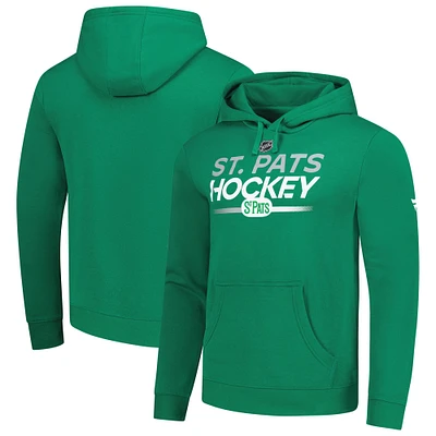 Sweat à capuche logo alternatif authentique Pro Toronto St. Pats Fanatics pour homme, vert