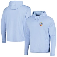 Men's FootJoy Heather Powder Blue 2024 Arnold Palmer Invitational Lightweight Pullover Hoodie