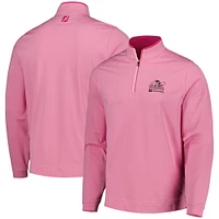 Veste FootJoy Arnold Palmer Invitational Striped Quarter Zip pour homme rose