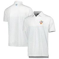 Polo en fil d'Ecosse FootJoy Arnold Palmer Invitational Engineered Foulard blanc pour homme