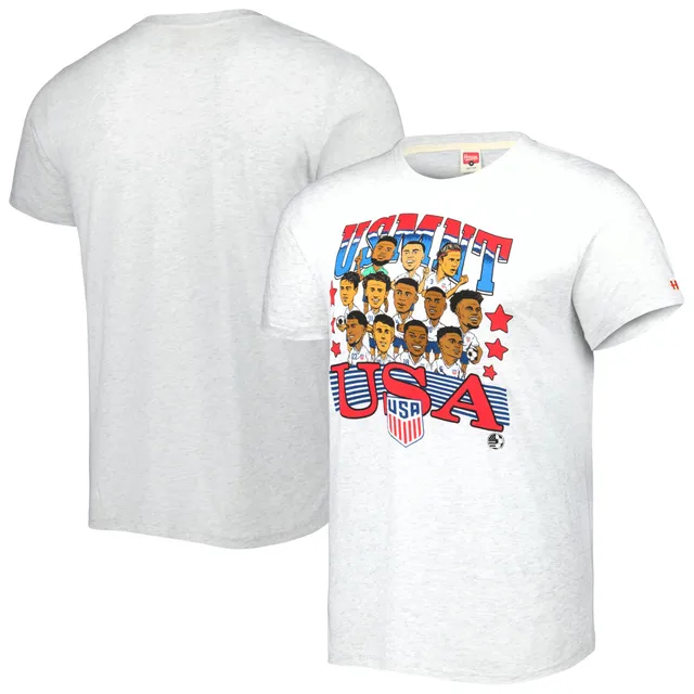 Men's Homage James Wiseman Royal Golden State Warriors Player Tri-Blend T- Shirt