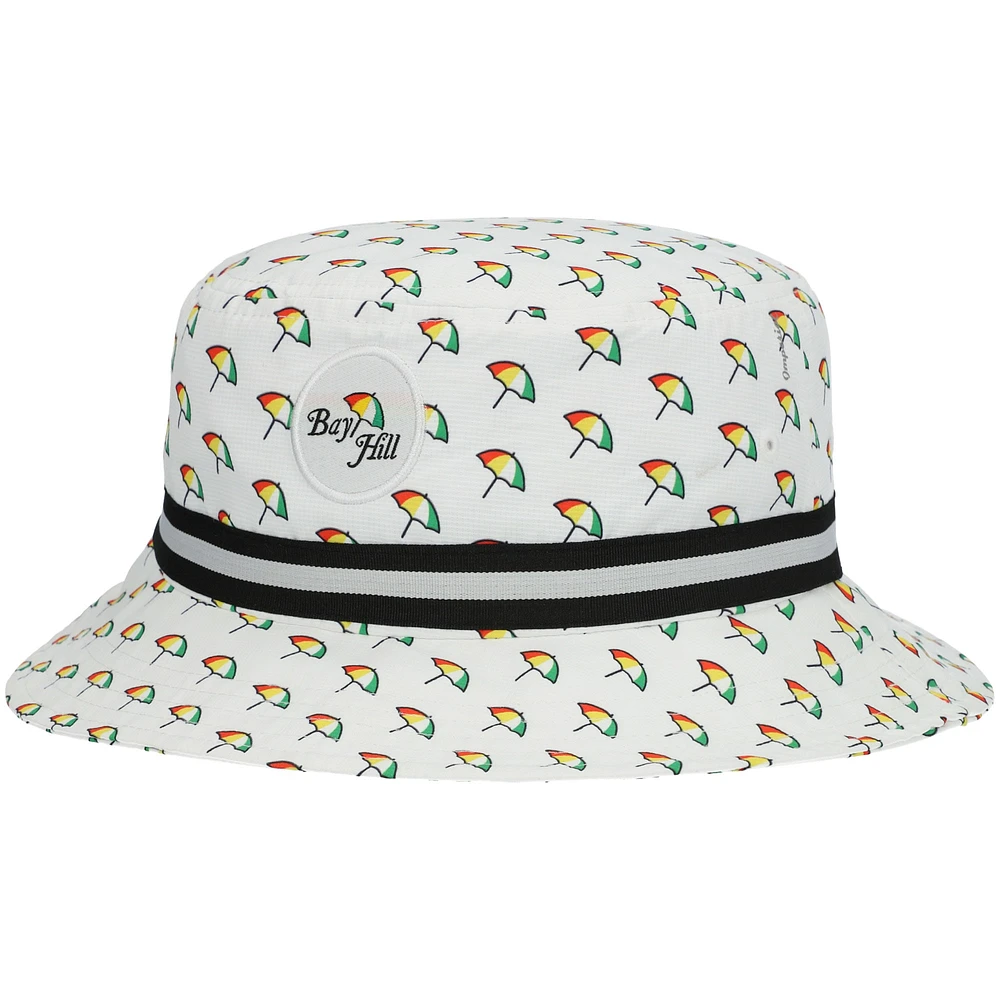 Men's Imperial White Bay Hill Allover Umbrella Bucket Hat