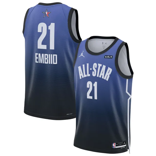 Men's Homage James Harden/Joel Embiid Heathered Royal Philadelphia 76ers  NBA Jam Tri-Blend T-Shirt