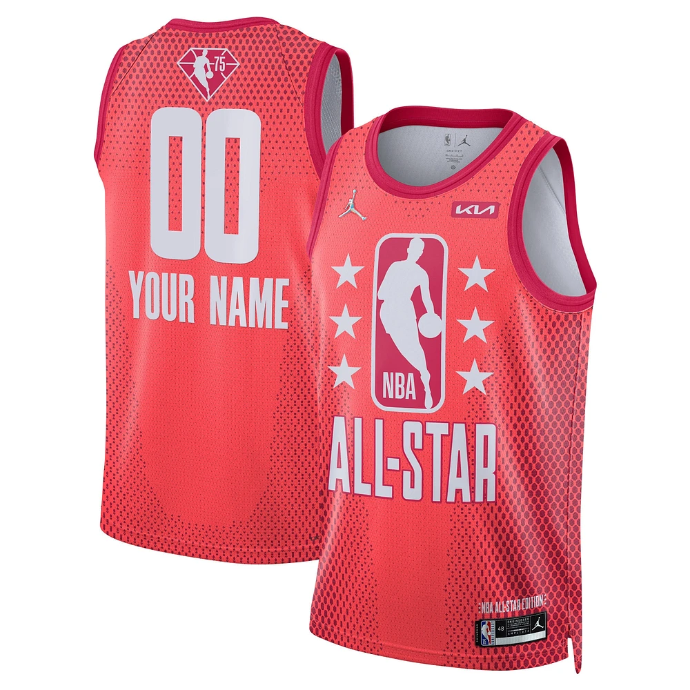 Maillot NBA All-Star Game 2022 Jordan Brand pour homme rouge - personnalisé Swingman