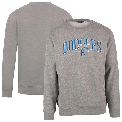 Sweat-shirt à enfiler vintage Zane pour homme de la collection Cooperstown des Brooklyn Dodgers Levelwear, gris chiné
