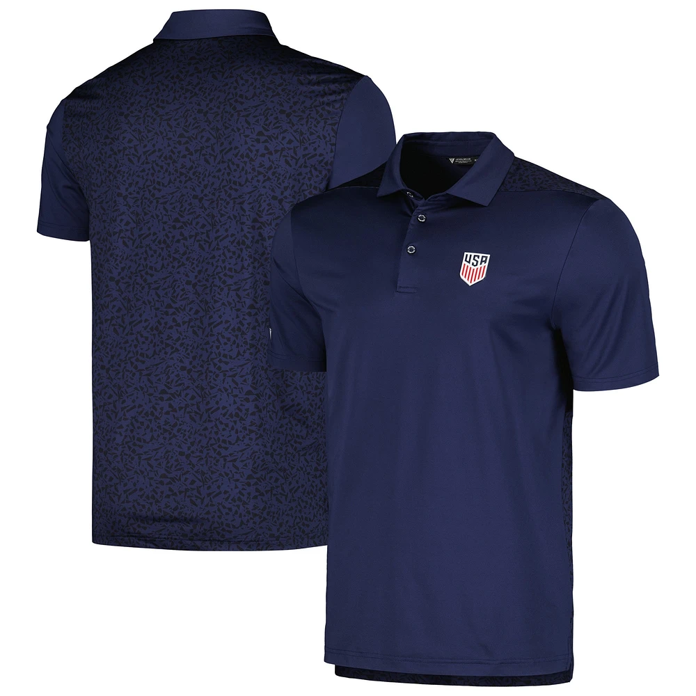 Men's Levelwear  Navy USMNT Spry Performance Polo