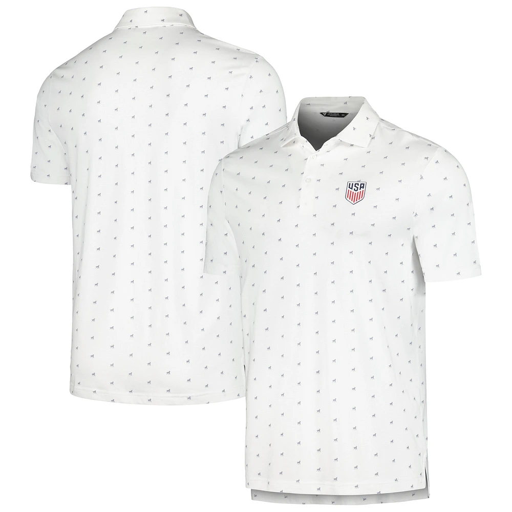 Polo USMNT Rover blanc Levelwear pour hommes