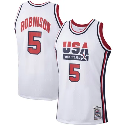 David Robinson USA Basketball Mitchell & Ness Authentic 1992 Jersey - White
