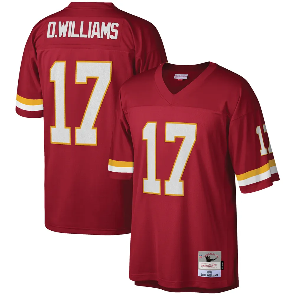 Maillot pour homme Mitchell & Ness Doug Williams bordeaux Washington Football Team Legacy Replica