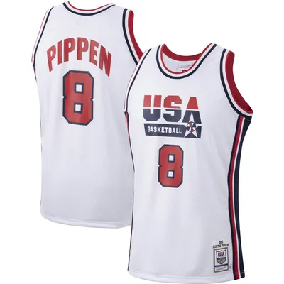 Men's Mitchell & Ness Scottie Pippen Red Chicago Bulls 1997-98 Hardwood Classics 75th Anniversary Diamond Swingman Jersey