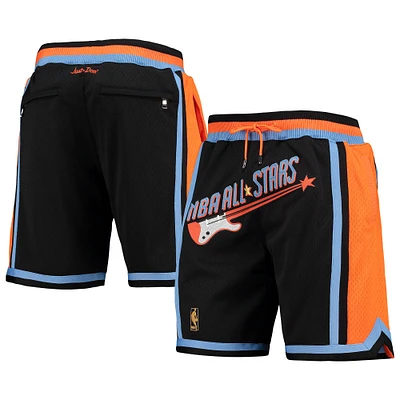 Men's Mitchell & Ness x Just Don Black NBA 1996-97 Hardwood Classics Authentic Shorts