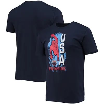 Team USA Swimming Fast Lane T-Shirt - Navy