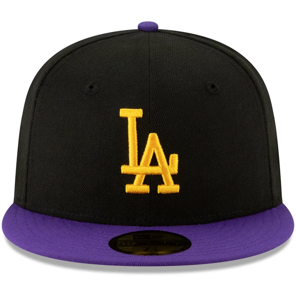 Men's LA New Era Purple Crossover 59FIFTY Hat