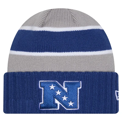 Men's New Era Blue NFC 2025 NFL Pro Bowl Cuffed Knit Hat