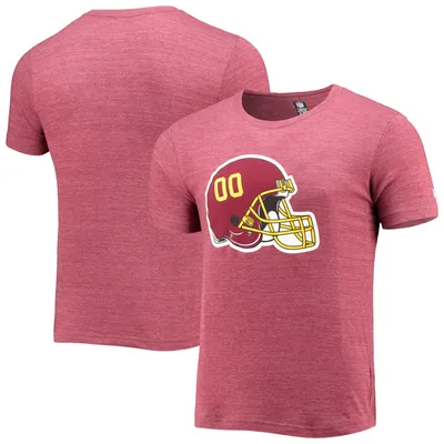 Washington Football Team New Era Alternative Logo Tri-Blend T-Shirt - Burgundy