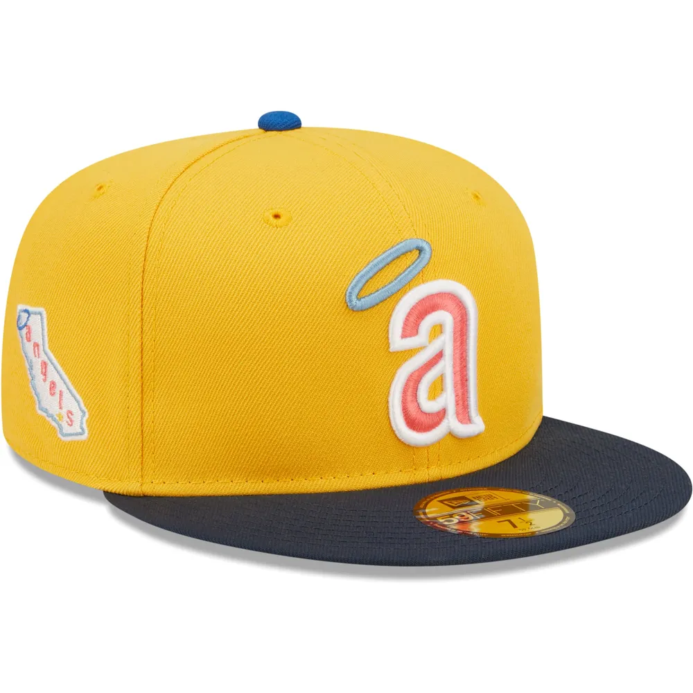 Men's California Angels New Era Navy Cooperstown Collection