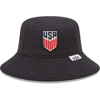 USMNT New Era Bucket Hat - Heather Navy