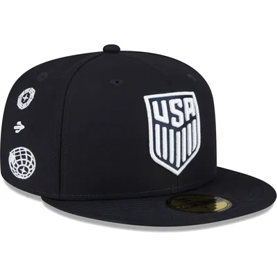 USMNT New Era 59FIFTY Fitted Hat - Navy