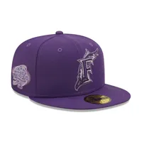 Men's New Era Purple Los Angeles Dodgers Lavender Undervisor 59FIFTY Fitted Hat