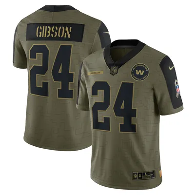 Youth Nike Antonio Gibson Black Washington Commanders Alternate Game Jersey Size: Large