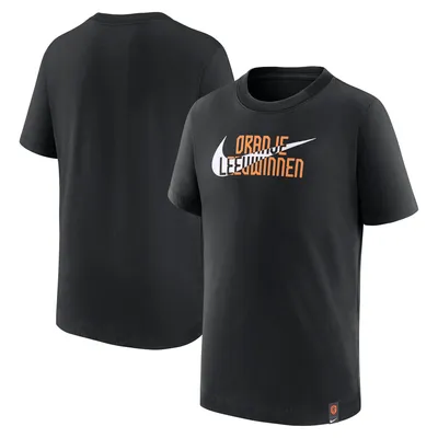 Netherlands Women's National Team Nike Swoosh T-Shirt - Black