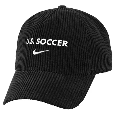 Men's Nike Black USMNT Corduroy Club Flex Hat