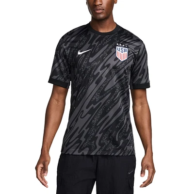 Men's Nike  Black USWNT 2024 Goalkeeper Replica Stadium Jersey