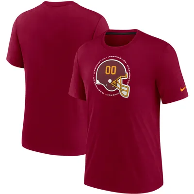 Washington Football Team Refried Apparel Sustainable Upcycled Split T-Shirt  - Burgundy/