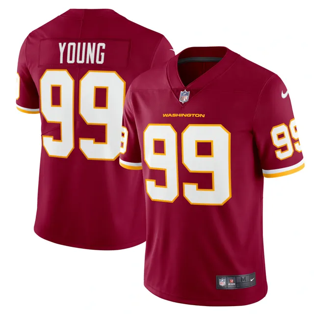 Youth Nike Chase Young Burgundy Washington Football Team Game Jersey