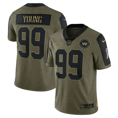 Lids Chase Young Washington Commanders Nike Alternate Vapor Elite Jersey -  Black