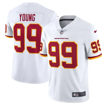 Maillot Nike Chase Young blanc Washington Football Team Vapor Limited pour homme