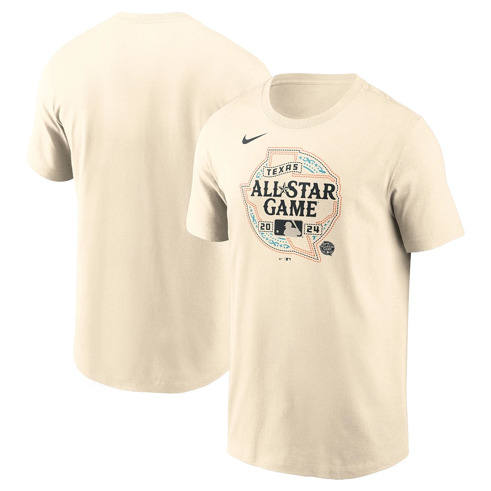 Men's Nike  Cream 2024 MLB All-Star Game Cowboy Boot Graphic T-Shirt