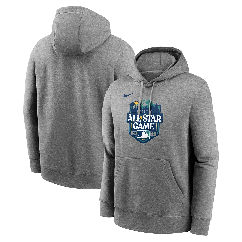 Sweat à capuche Nike 2023 MLB All-Star Game Fleece gris pour homme