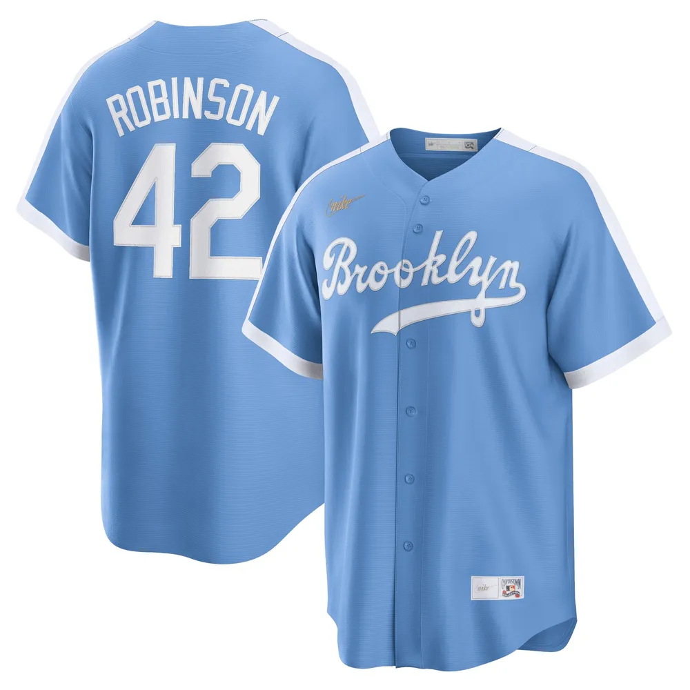 Lids Jackie Robinson Brooklyn Dodgers Nike Alternate Cooperstown Collection Player  Jersey - Light Blue
