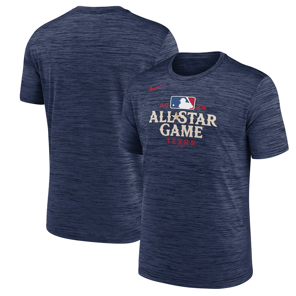 T-shirt Nike bleu marine 2024 MLB All-Star Game Velocity pour homme