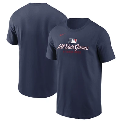 Men's Nike Navy 2025 MLB All-Star Game Wordmark T-Shirt