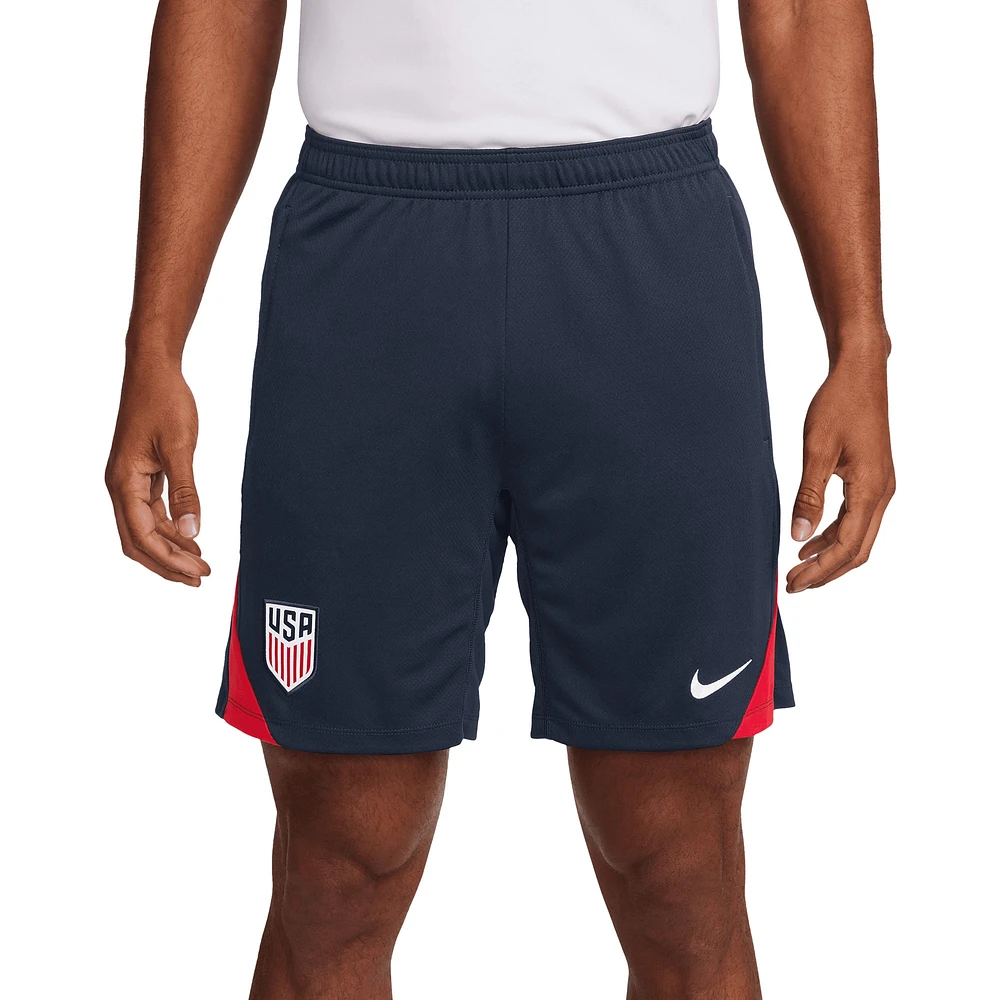 Short Nike USMNT 2024 Strike Performance pour homme bleu marine