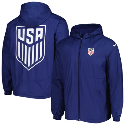 USMNT Nike Strike Anthem Full-Zip Hoodie Jacket - Navy