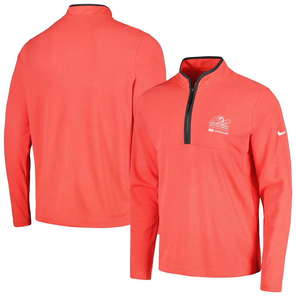 Haut à demi-zip Nike Arnold Palmer Invitational Victory Performance rose pour homme