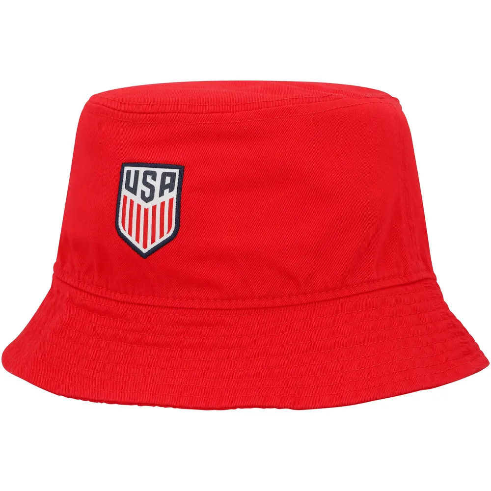 Lids USMNT Nike Core Bucket Hat - Red