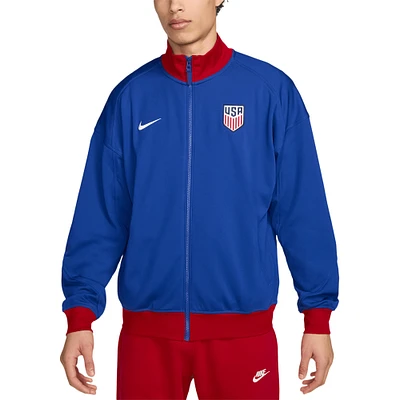 Men's Nike  Royal USMNT 2024 Academy Pro Anthem Full-Zip Jacket