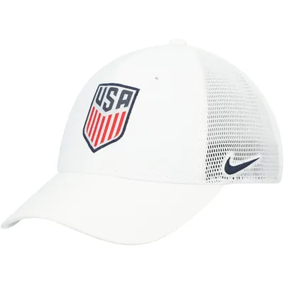 USMNT Nike Legacy91 Aerobill Performance Flex Hat - White