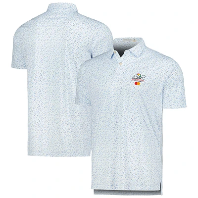 Polo Peter Millar Arnold Palmer Invitational Featherweight blanc pour hommes Quand la vie vous donne des citrons