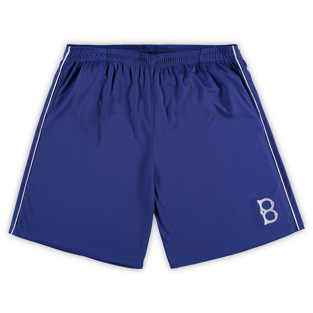 Short en maille Profile Royal Brooklyn Dodgers pour hommes, grandes et hautes