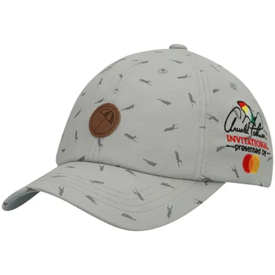 Arnold Palmer Invitational Puma Allover Print Adjustable Hat - Gray